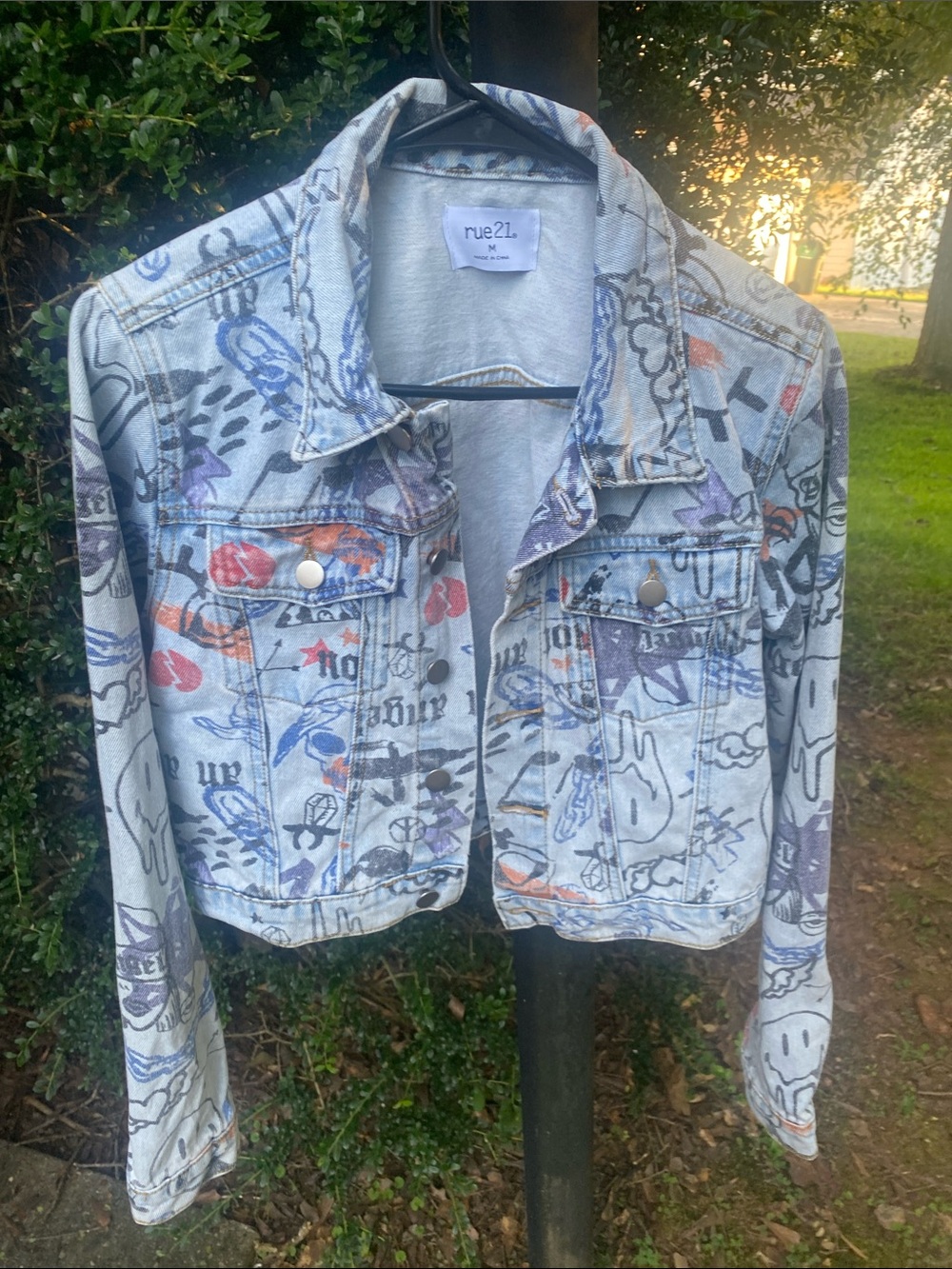 RUE 21 jean jacket sz Medium